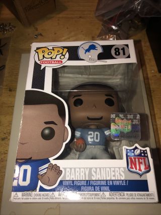 Funko Pop Sports: Nfl Legends - Barry Sanders (lions Home) [used Very Good Toy]