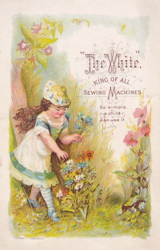 Tc: The White Sewing Machine,  1890s