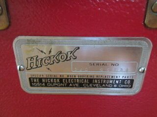 Vintage Hickok 800A Dynamic Mutual Conductance Tube Transistor Tester 3