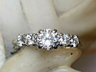 Vintage Estate 14k Gold Natural Diamond Ring Engagement Wedding Appraisal