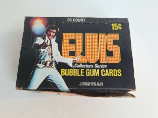 Elvis Presley 1978 Donruss Bubble Gum Cards - Box Of 36 Packs