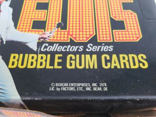 Elvis Presley 1978 Donruss Bubble Gum Cards - Box of 36 Packs 2