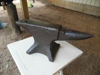 Vintage 103 Lb Peter Wright England Blacksmithing Anvil Solid Wrought Tool