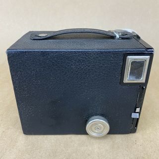 Kodak Brownie Target Six - 20 Mickey Mouse Model 1946 Vintage Black Box Camera 4