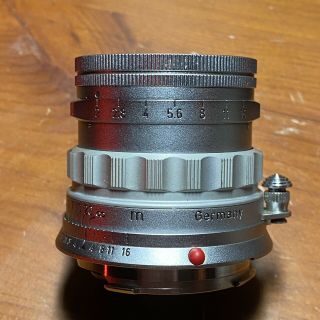 Leica Leitz 50mm Summicron F2 Vintage Chrome Rigid M Lens Read Desc.