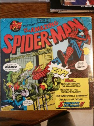 Power Records Spider - Man Invasion Of The Dragon - Men Lp 1970 