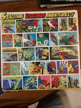 Power Records Spider - man Invasion of the Dragon - Men LP 1970 ' s 2