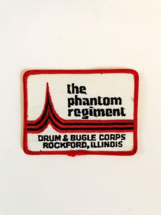 Vintage Patch The Phantom Regiment Drum & Bugle Corps Rockford Illinois Sew - On