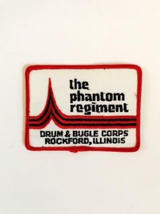 Vintage Patch The Phantom Regiment Drum & Bugle Corps Rockford Illinois Sew - On 2