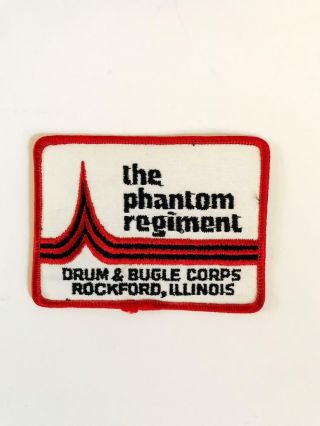 Vintage Patch The Phantom Regiment Drum & Bugle Corps Rockford Illinois Sew - On 3
