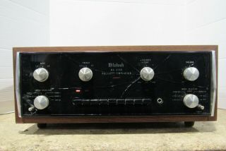 Vintage Mcintosh Ma6100 Stereophonic Integrated Preamp Amplifier 70w/channel