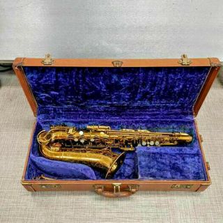 Vintage 1956 The Martin Committee Alto Saxophone Lacquer,  Case & Neck