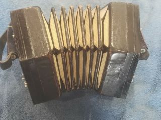 Vintage Lachenal Anglo Concertina