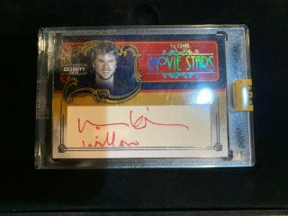 Val Kilmer Willow 2008 Donruss Celebrity Cuts Century Autograph Signed 3/20