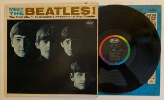 Meet The Beatles - 1964 Us Mono 1 Bmi Credit Capitol Labels T - 2047 (vg, )