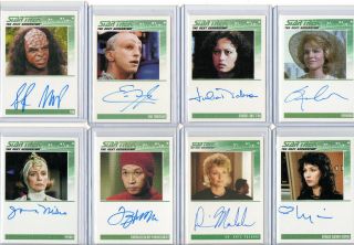 Star Trek The Next Generation Tng Autograph Costume And Sketch Card Selection
