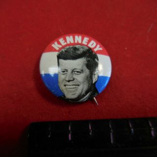 Vintage John F.  Kennedy Presidential Political Campaign Pin Badge Pinback Button 2