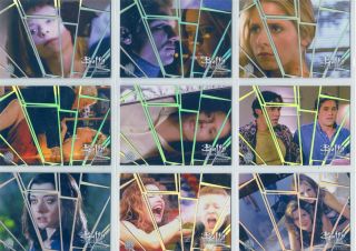 Buffy Tvs The Story Continues Complete Shattered Chase Card Set S1 - 9