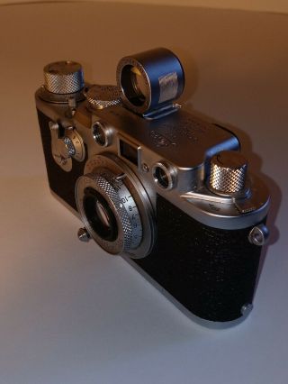 Vintage 1954 Leica IIIf Rangefinder Camera Self Timer Ernst Leitz Wetzlar f,  3.  5 6