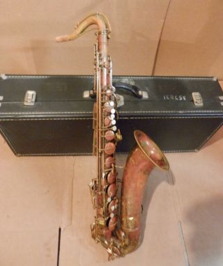 Vintage 1953 Conn Model 10m Naked Lady Tenor Sax Saxophone