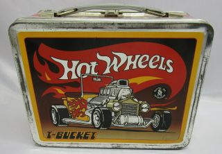 Mattel Metal Hot Wheels T Bucket Lunch Box From The 90 