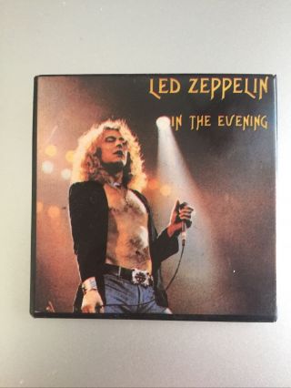 Vintage Led Zeppelin Inthe Evening – Pin Button – English Rock Band Concert
