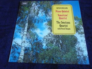 Dvorak/the Smetana Quartet 1967 Uk Lp Stereo Hmv Asd 2350 1st S/c