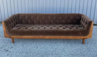 Vintage Mid Century Modern Milo Baughman Style Bernhardt Flair Case Sofa