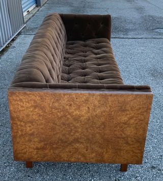 Vintage Mid Century Modern Milo Baughman Style Bernhardt Flair Case Sofa 4
