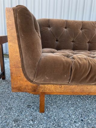 Vintage Mid Century Modern Milo Baughman Style Bernhardt Flair Case Sofa 6