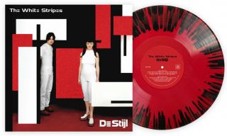 The White Stripes De Stijl Lp.  Vinyl Me Please Vmp.  Red W/ Black Splatter Color