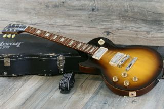 Fall Of Troy Gibson Les Paul Studio Vintage Sunburst Lefty Thomas Erak,  Ohsc
