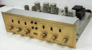Vintage H.  H.  Scott Type 130 Tube Preamp Pre - amplifier 6