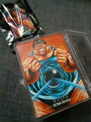 Vtg 1992 Complete Base Set Of Marvel Masterpieces Trading Cards Nm/m,  Wrapper