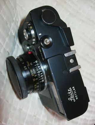 Vntg.  LEICA CL Film Camera w/two lenses (1) SUMMICRON - C 1:2/40 (2) ELMAR - C 1:90 3