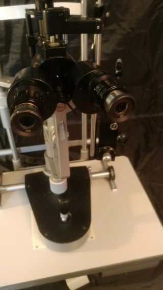 Vintage Marco 2B Slit Lamp,  Haag Streit Bern Tonometer Eye Exam Magnifying Lens 4