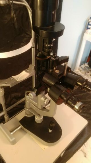 Vintage Marco 2B Slit Lamp,  Haag Streit Bern Tonometer Eye Exam Magnifying Lens 5