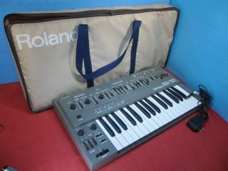 Roland Sh - 101 Vintage Analog Synthesizer W/ Bag,  Power Supply Ac100 - 240v F/s