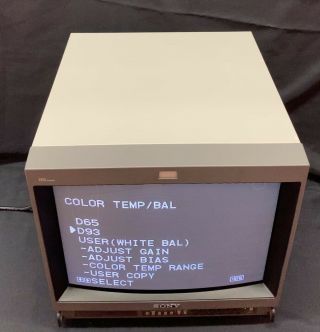 Sony Pvm - 20m4u Hr Trinitron Color Crt Vintage Professional/gaming Monitor