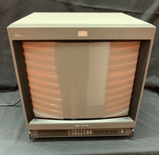 Sony PVM - 20M4U HR Trinitron Color CRT Vintage Professional/Gaming Monitor 3