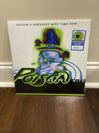 ✅ships Today✅ Poison Greatest Hits Lp Yellow & Green Neon Exclusive Rare