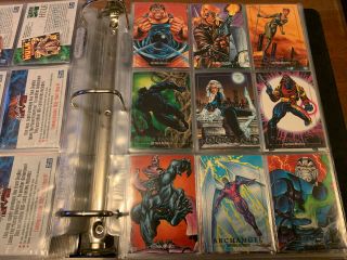 1992 Marvel Masterpieces Complete 100 Base Card Set Joe Jusko Skybox