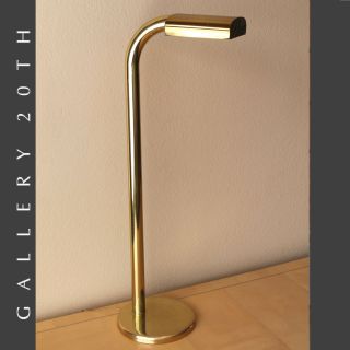 Rare Brass Mid Century Modern Sonneman " Tube " Floor Lamp Atomic Vtg 60 