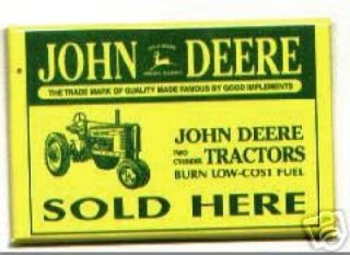 John Deere Advertising Pocket Mirror Tractors