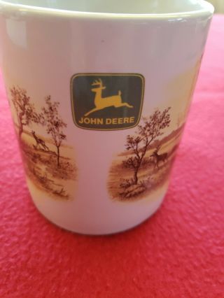 John Deere 1982 Farmers Pocket Companion Collectors Mug Made By Gibson