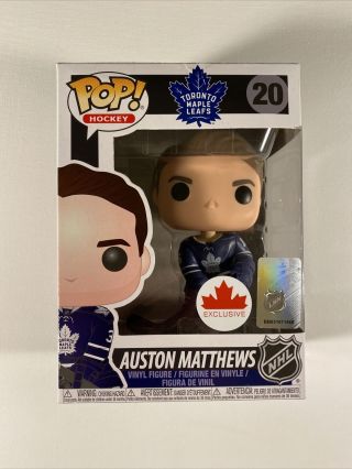 Funko Pop Nhl 20 Auston Matthews Toronto Maple Leafs Canada Exclusive Figure