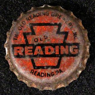 Old Reading Red 1 Pa Tax Cork Beer Bottle Cap Reading Brewery Pennsylvania Penn