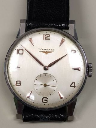 Vintage Longines 12.  68z Wristwatch.  Faceted Lugs.  Ref.  5795 4