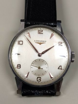 Vintage Longines 12.  68z Wristwatch.  Faceted Lugs.  Ref.  5795 5