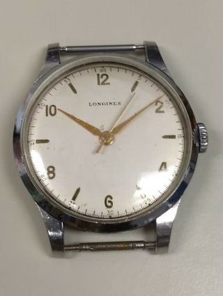 Vintage Longines 12.  68z Jumbo Wristwatch.  Ref.  5045.  37mm. 3